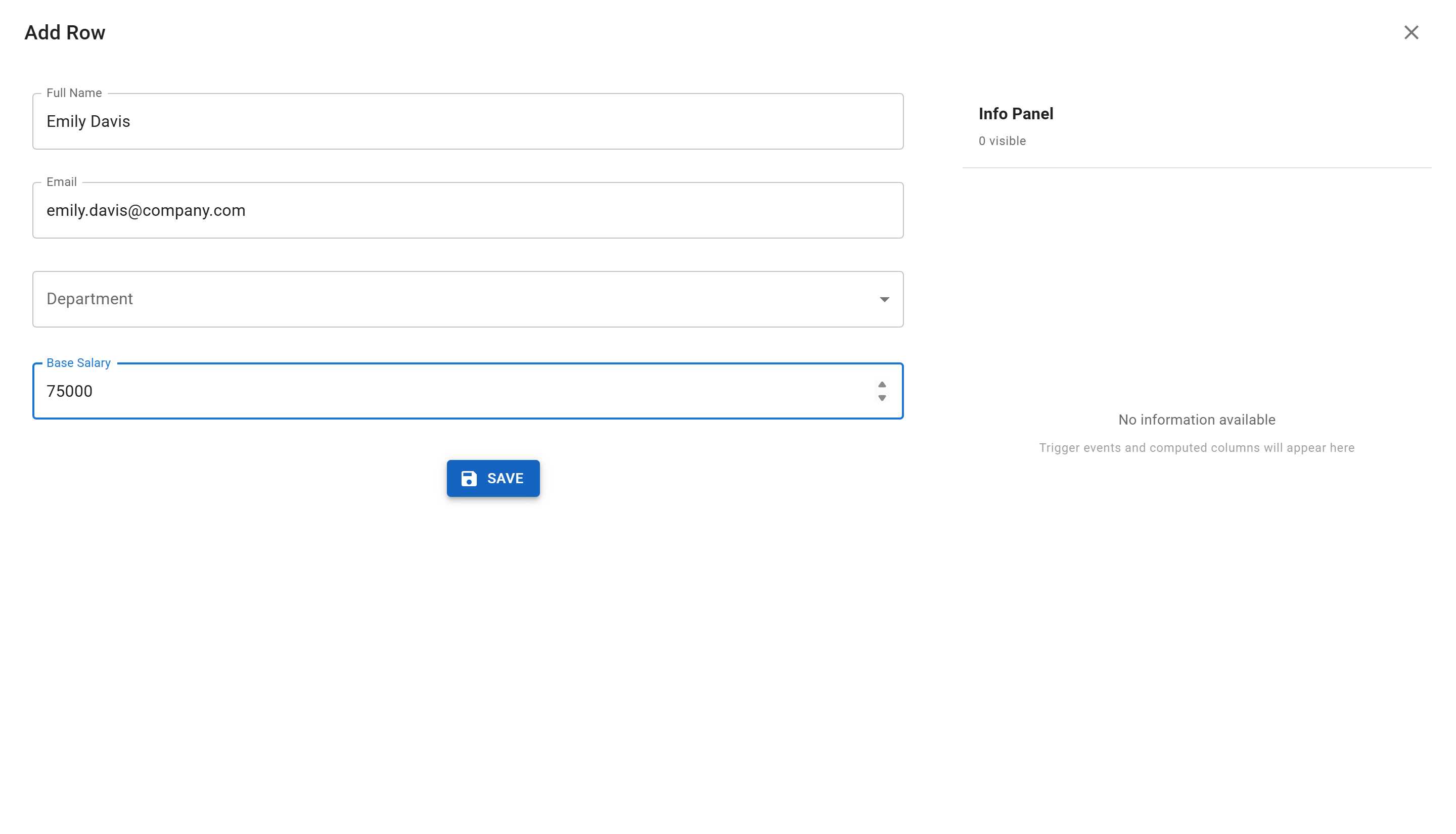 Form with Valid Value