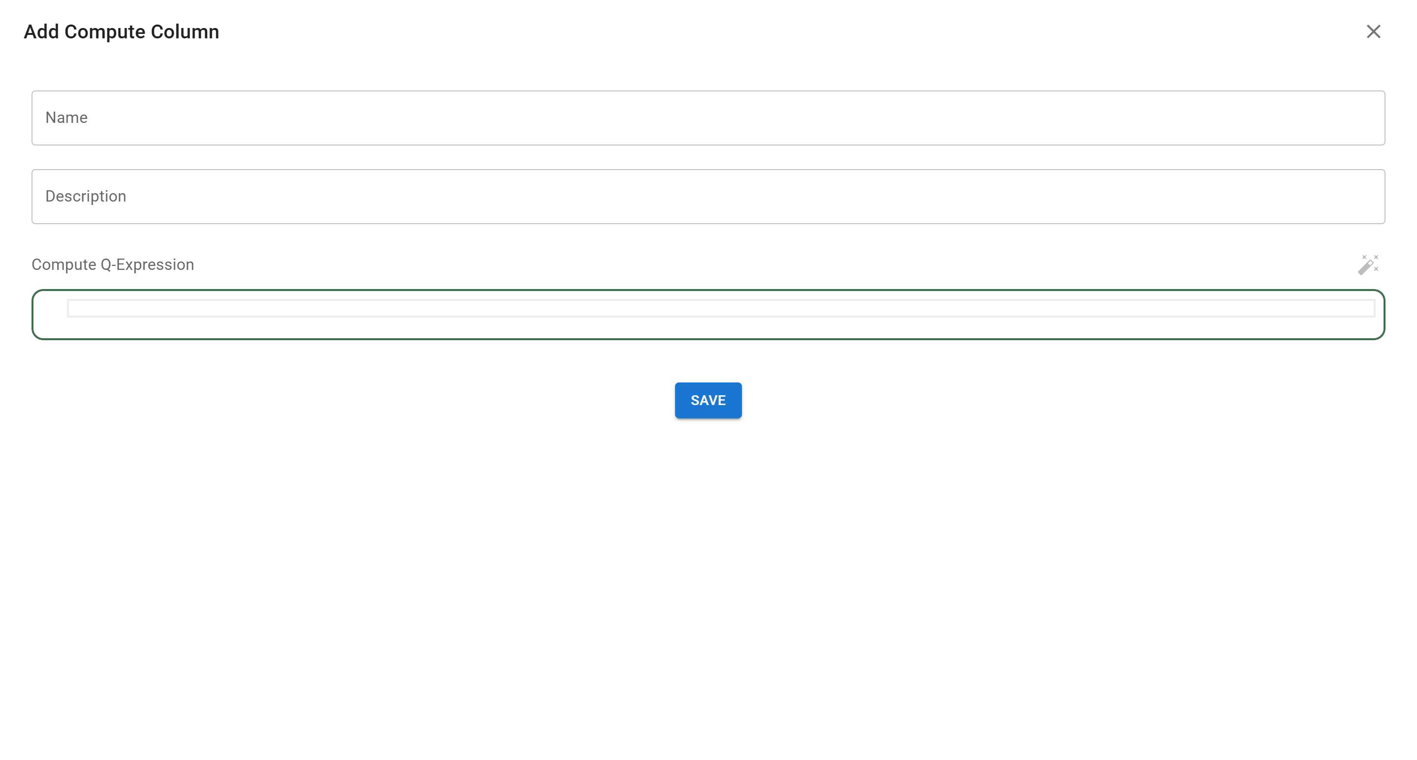 Add Compute Column Dialog
