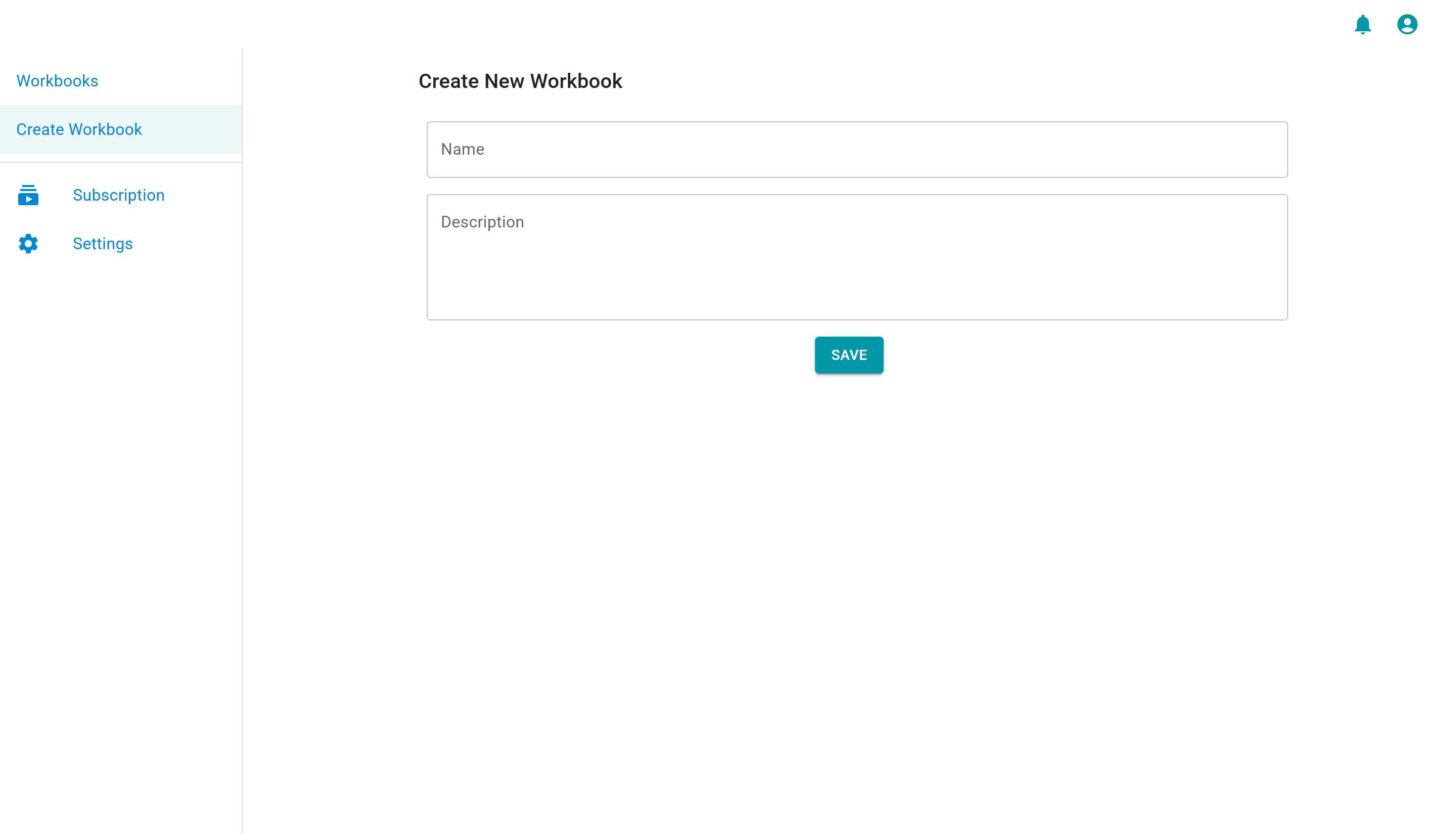 Create Workbook Form